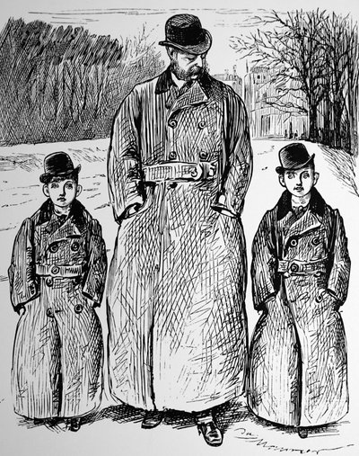 Telegram szylinga autorstwa George du Maurier