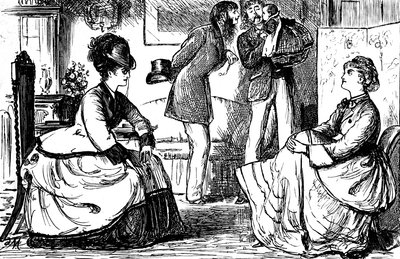 Angielskie pary z wyższych klas autorstwa George du Maurier