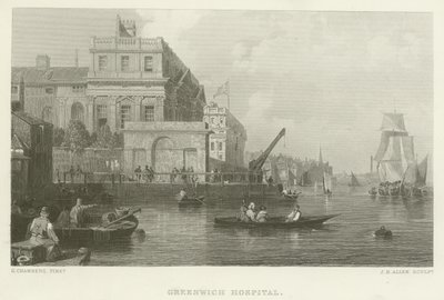 Szpital w Greenwich autorstwa George the Elder Chambers