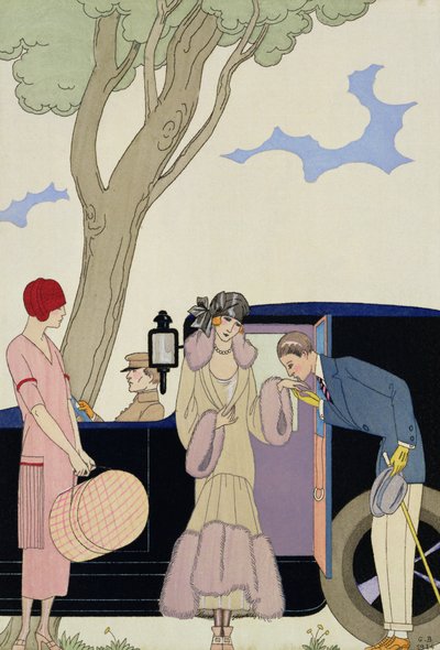 Zazdrość autorstwa Georges (after) Barbier