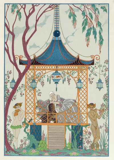 Ilustracja do „Fetes Galantes” Paula Verlaine