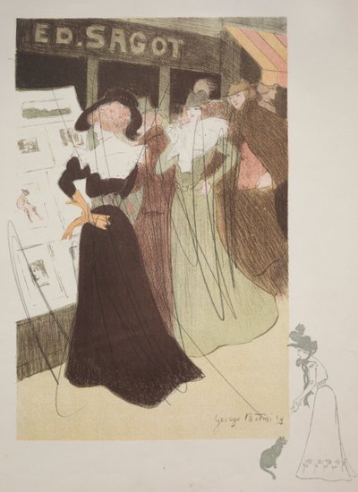 Galeria Sagota, 1898. autorstwa Georges Alfred Bottini