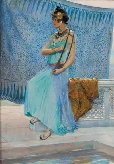 Tancerz algierski lub Salammbo, 1910. autorstwa Georges Antoine Rochegrosse