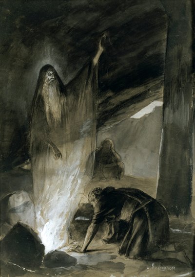 „Astrolog”, koniec XIX i początek XX wieku autorstwa Georges Antoine Rochegrosse
