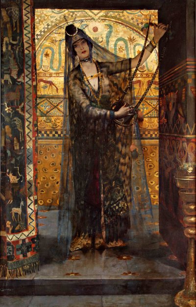Salambo, 1886. autorstwa Georges Antoine Rochegrosse