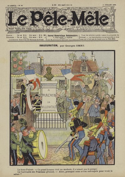 Inauguracja. Ilustracja do Le Pele-Mele autorstwa Georges Antonin Henri Mory