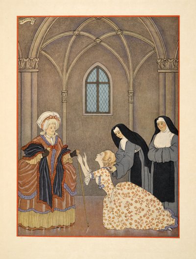 Cecile po powrocie do klasztoru, Ilustracja z „Les Liaisons Dangereuses” Pierre
