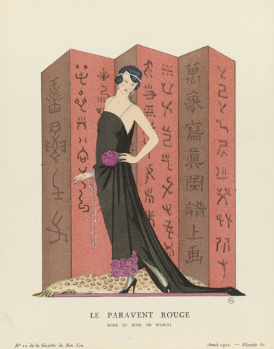 Gazette du Bon Ton autorstwa Georges Barbier