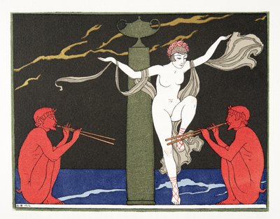 Ilustracja z Les Chansons de Bilitis autorstwa Pierre