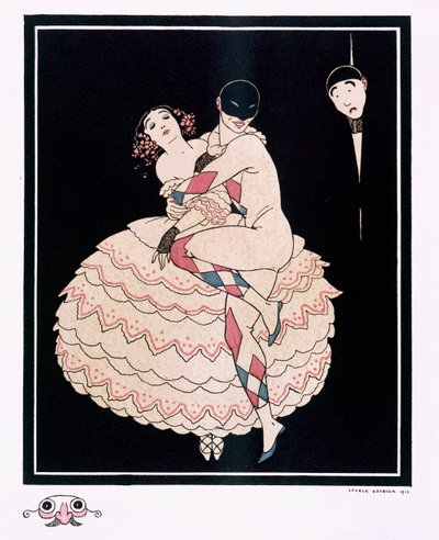 Karsavina, wyd. 1914 (kolor lito) autorstwa Georges Barbier