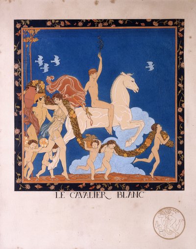 Biały Jeździec autorstwa Georges Barbier