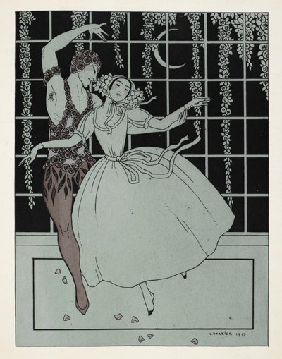 „Le Spectre de la Rose”. Obraz wziął swoją nazwę od baletu Baletów Rosyjskich na podstawie wiersza Théophile