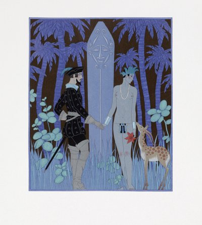 Pocahontas, księżniczka (Pocahontas, księżniczka) autorstwa Georges Barbier