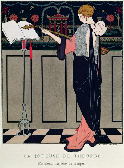 Letnia odzież wieczorowa od Art Gout Beaute autorstwa Georges Barbier