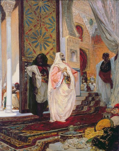 Wejście do haremu autorstwa Georges Clairin