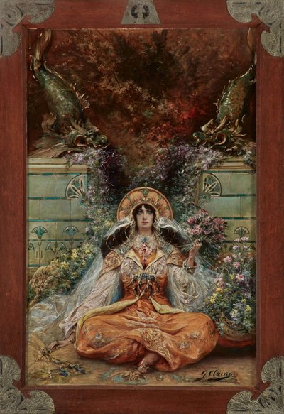 Sarah Bernhardt w roli Izeyl autorstwa Georges Clairin