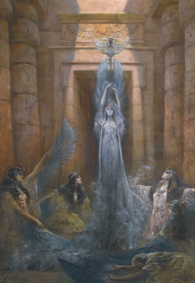 Bogini Neith autorstwa Georges Clairin