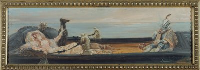 Gondola, ok. 1896 r. (papier) autorstwa Georges Clairin