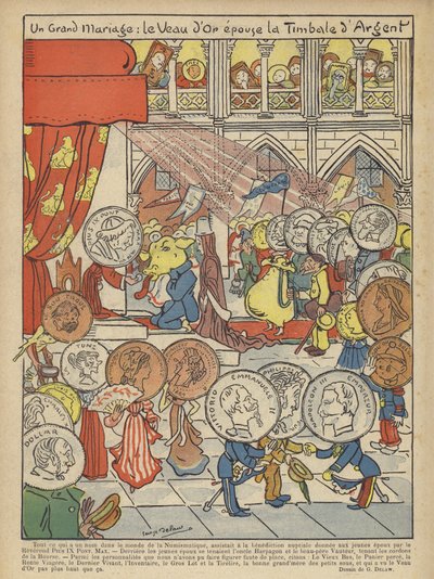 Ilustracja do Le Rire autorstwa Georges Delaw