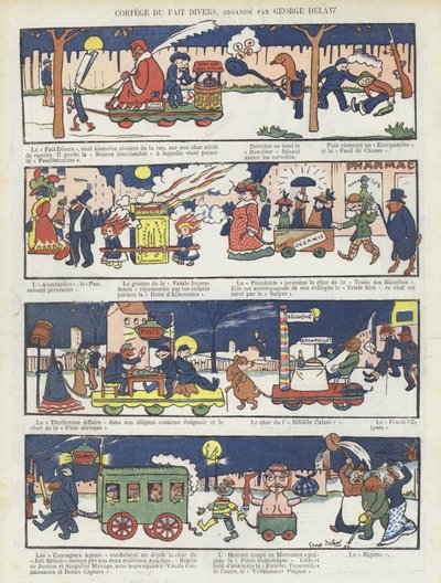 Ilustracja do Le Rire autorstwa Georges Delaw