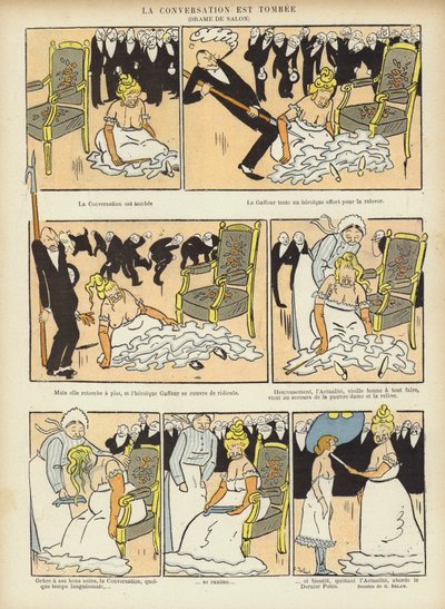 Ilustracja do Le Rire autorstwa Georges Delaw
