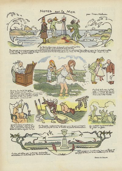 Ilustracja do Le Rire autorstwa Georges Delaw