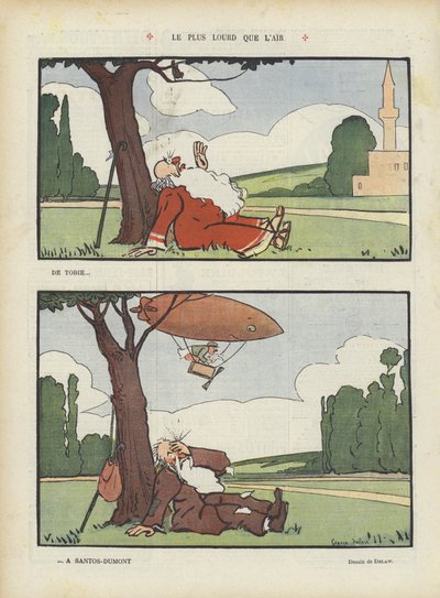 Ilustracja do Le Rire autorstwa Georges Delaw