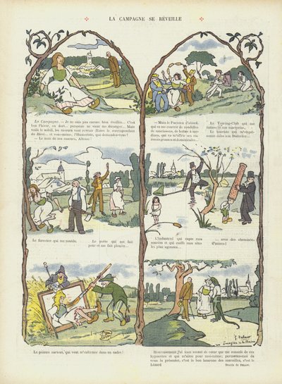Ilustracja do Le Rire autorstwa Georges Delaw
