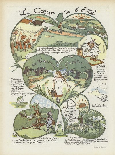 Ilustracja do Le Rire autorstwa Georges Delaw