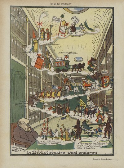 Ilustracja do Le Rire autorstwa Georges Delaw