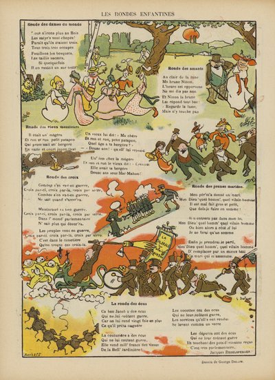 Ilustracja do Le Rire autorstwa Georges Delaw