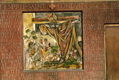 Chrystus w drodze na Kalwarię autorstwa Georges Desvallieres