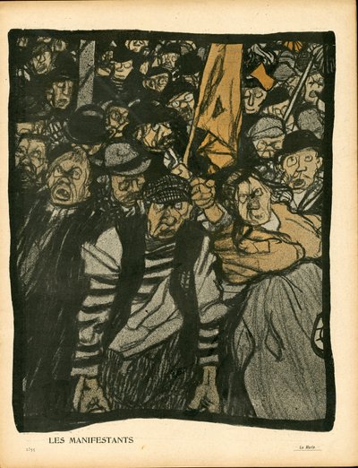 Talerz Maślany, numer 153, w kolorze satyrycznym autorstwa Georges Dupuis