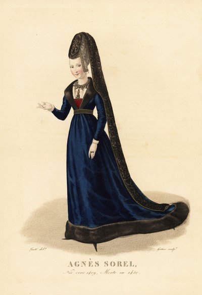 Agnes Sorel autorstwa Georges Jacques Gatine