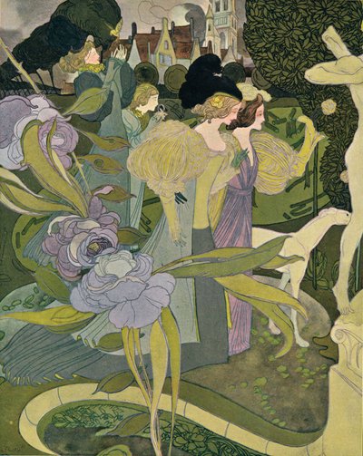 Ogrody Armide, c1888-1898, 1898 autorstwa Georges Joseph van Sluijters