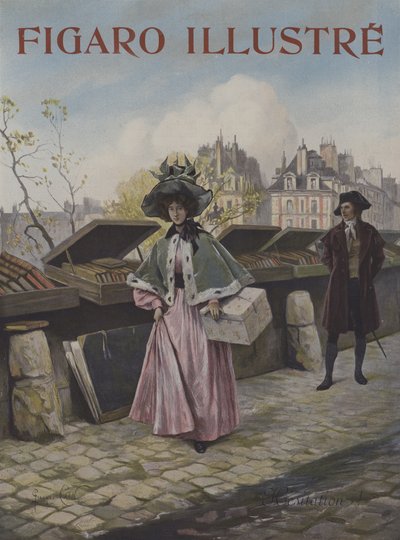 Wahanie. Okładka Le Figaro Illustre, październik 1897 autorstwa Georges Jules Auguste Cain
