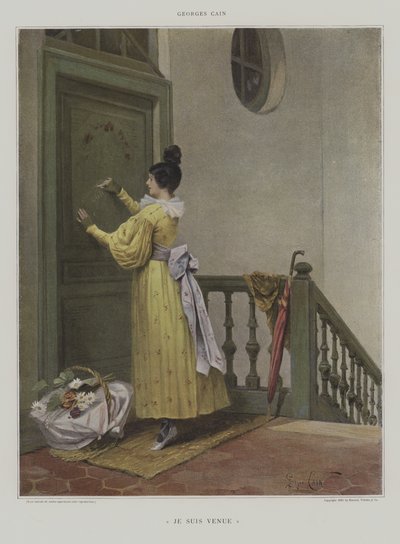 Przyszedłem (Przyszedłem) autorstwa Georges Jules Auguste Cain