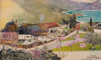 Urzędy greckiego klasztoru, Vatopedi, ok. XIX w. autorstwa Georges Kossiakoff