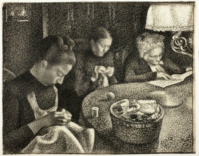 Wnętrze Bourgeois autorstwa Georges Lemmen