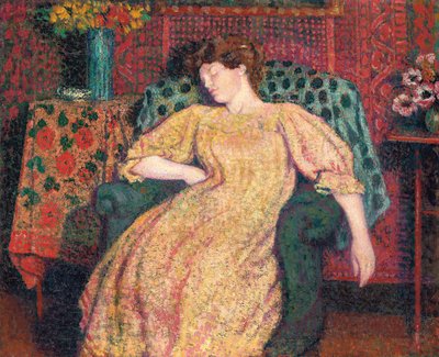 Śpi, czyli Siesta, ok. 1906 r. autorstwa Georges Lemmen