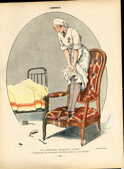 La Baionnette, kolorowa satyra autorstwa Georges Leonnec