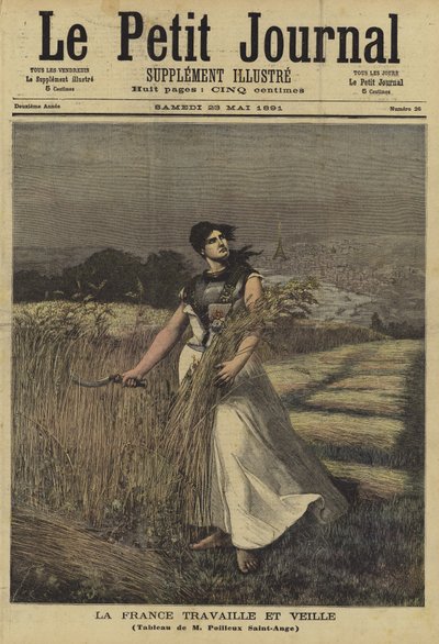 Okładka Le Petit Journal, 23 maja 1891 r. autorstwa Georges Louis Poilleux Saint Ange