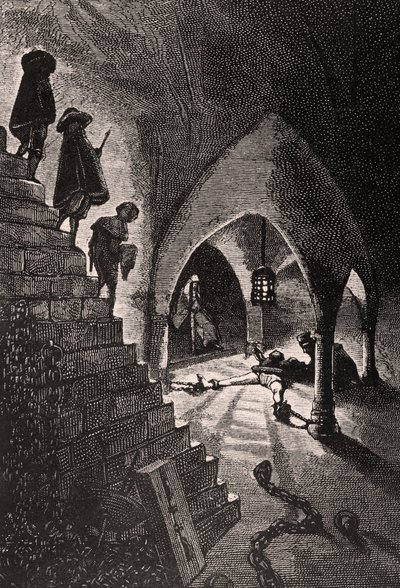 La Cave Pénale - ilustracja z L