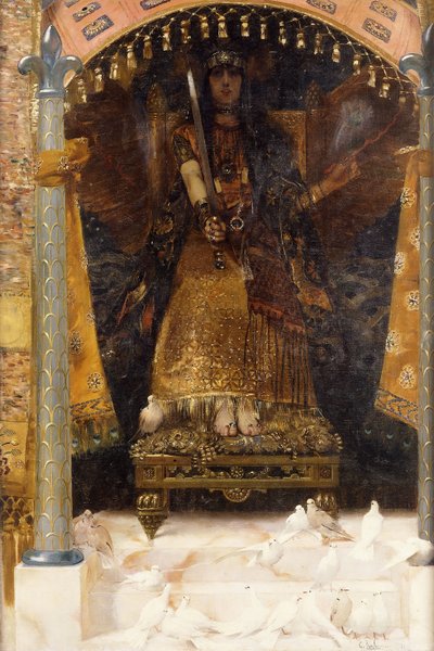 Wojna i pokój, 1886 autorstwa Georges Marie Rochegrosse