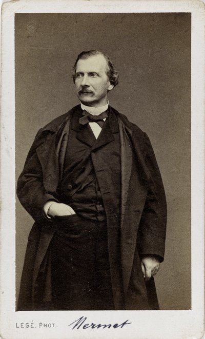 Portret kompozytora Auguste Mermeta 1810-1889. autorstwa Georges Mathurin Legé