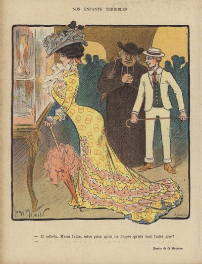 Ilustracja do Le Rire autorstwa Georges Meunier