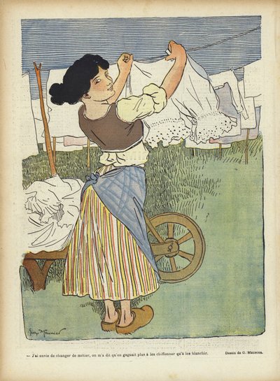 Ilustracja do Le Rire autorstwa Georges Meunier