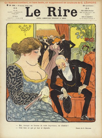 Ilustracja do Le Rire autorstwa Georges Meunier