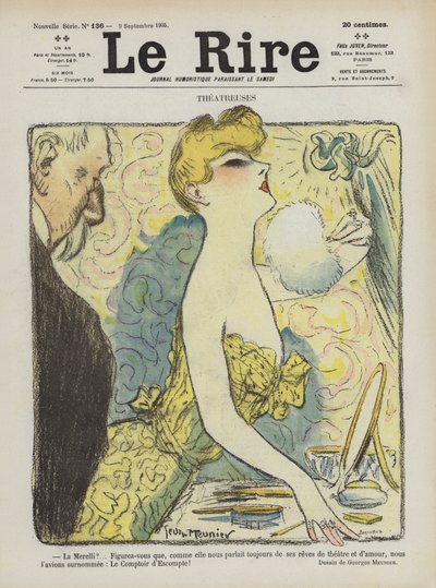 Ilustracja do Le Rire autorstwa Georges Meunier
