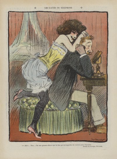 Ilustracja do Le Rire autorstwa Georges Meunier